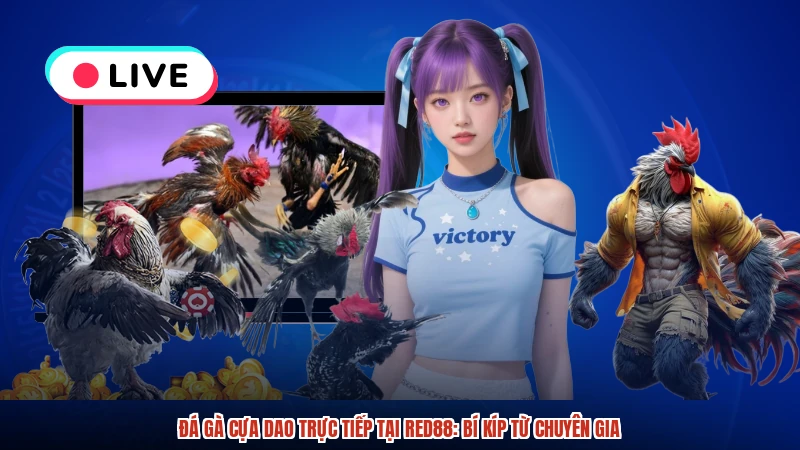 Đá Gà Cựa Dao Trực Tiếp Tại RED88: Bí Kíp Từ Chuyên Gia