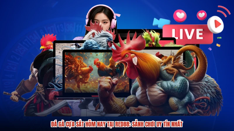 Đá Gà Cựa Sắt Hôm Nay Tại RED88: Sảnh Chơi Uy Tín Nhất