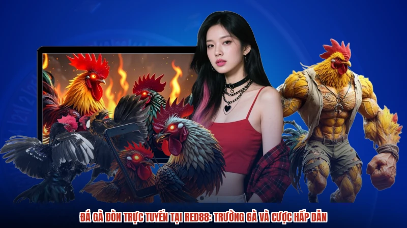 Đá Gà Đòn Trực Tuyến Tại RED88: Trường Gà Và Cược Hấp Dẫn