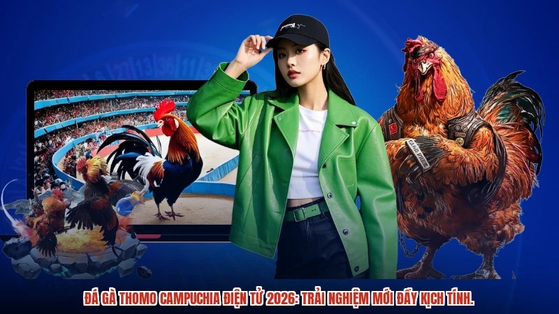 Đá gà thomo Campuchia điện tử 2026: Trải nghiệm mới đầy kịch tính.