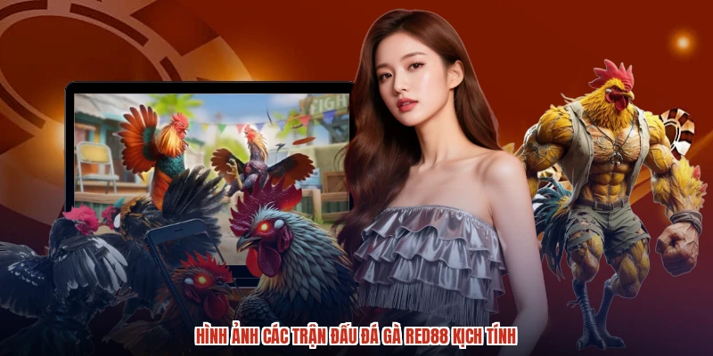 Hình ảnh các trận đấu đá gà RED88 kịch tính